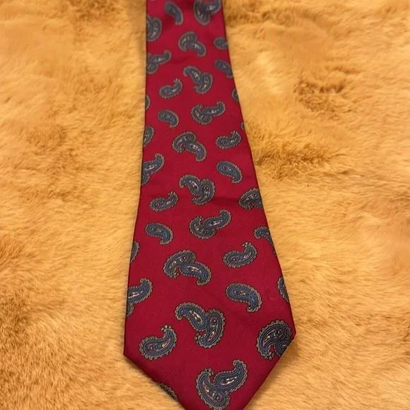 Christian Dior Paisley Neck Tie USED - Picture 5 of 5